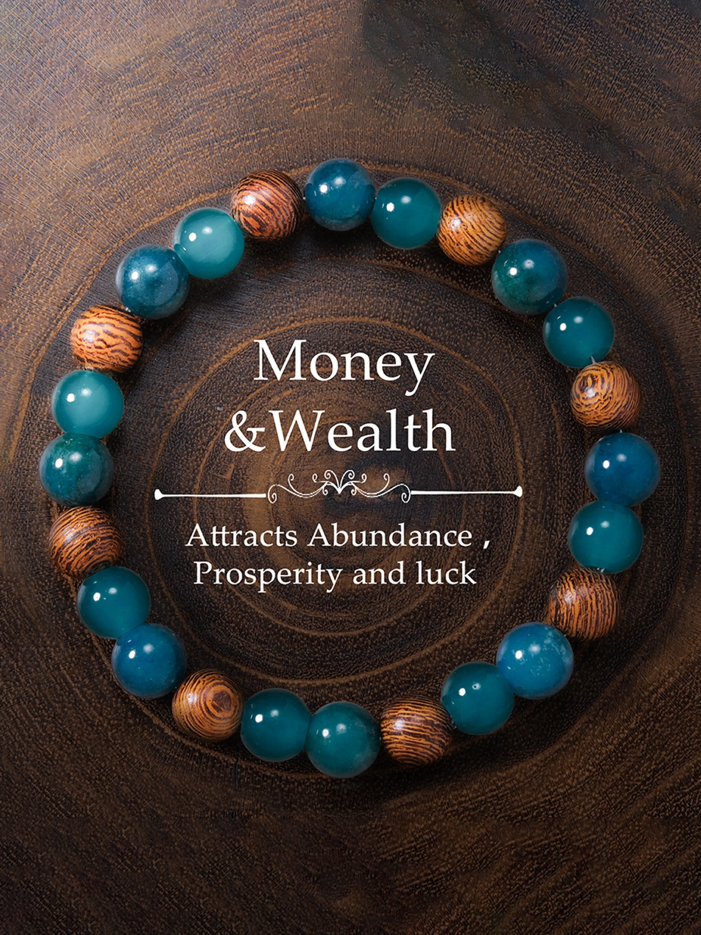 Health Wealth High Quality Bracelet, Healing Crystal, Handmade Blue Topaz Hematite Colorblock Beaded Jewelry, Fashion Accessory for Men and Women, Perfect Gift