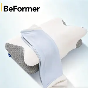 Adjustable Softness with 3 Interchangeable Pillow Inserts | Manually Adjustable for Customized Support | 3-Zone Ergonomic Memory Foam Pillow – Designed for Multi-Sleeping Positions, Comfortable Deep Sleep