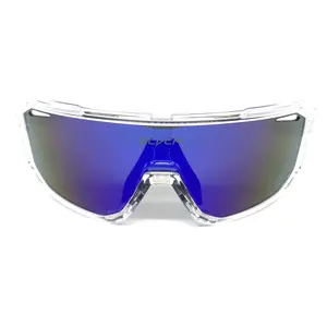 Clear Frame SCVCN High-Performance Wrap-Around Sunglasses
