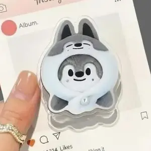 SKZ Acrylic Phonegrip Creative Cartoon Backpack Car Phonegrip Pendant Gift, SKZ MagSafe Phone Grip Stray Kpop, KPOP Cute Cartoon Phone Holder Accessory Gift