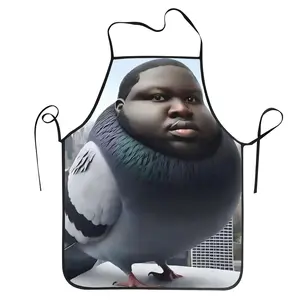 1 pc Unisex pigeon Ai Bib Apron Adult Tablier Cuisine for Cooking Kitchen Painting