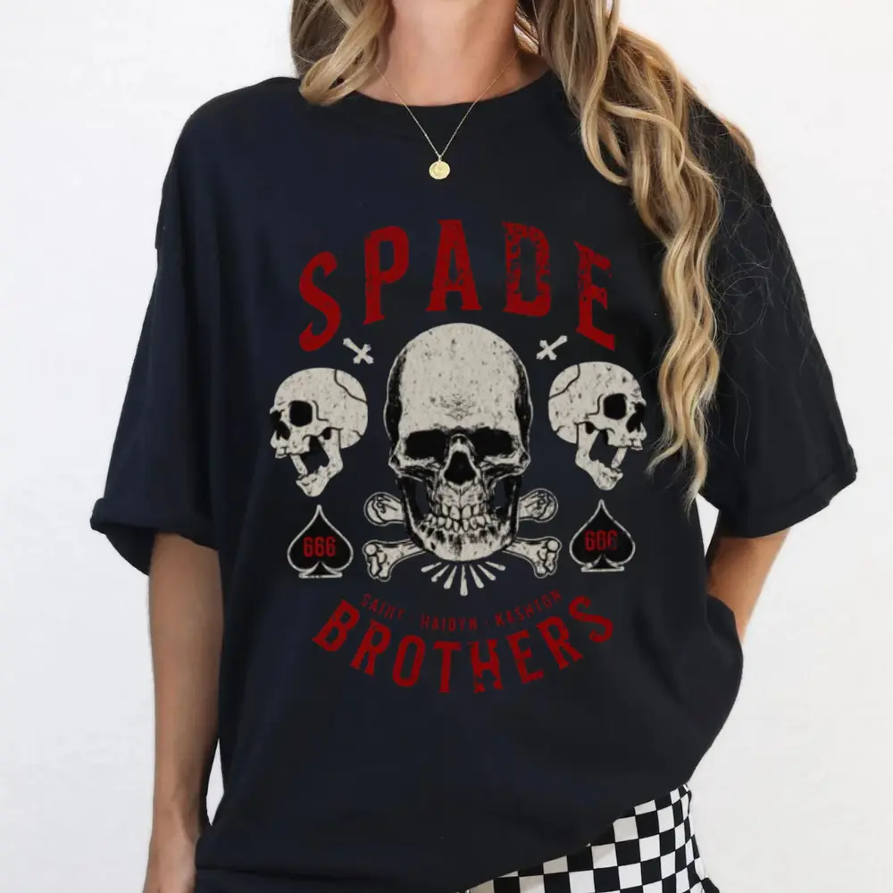 Spade Brothers TShirt/Sweatshirt/Hoodie, Lords Series by Shantel Tessier, Dark Romance Merch, Smutty Bookish Apparel, Gift for Readers, BookTok Aesthetic Outfit