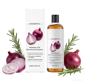 Onion Rosemary Shampoo for Scalp Care - Hair Shampoo for Hair Loss and Thinning - Thickening and Strengthening for Men Women