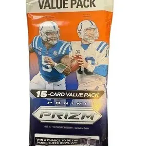 2023 Panini Prizim NFL Trading Cards Fat Pack Value Pack.