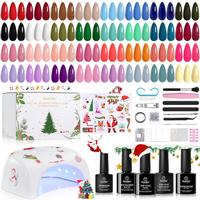 54Pcs 32Colors Christmas Gel Nail Kit