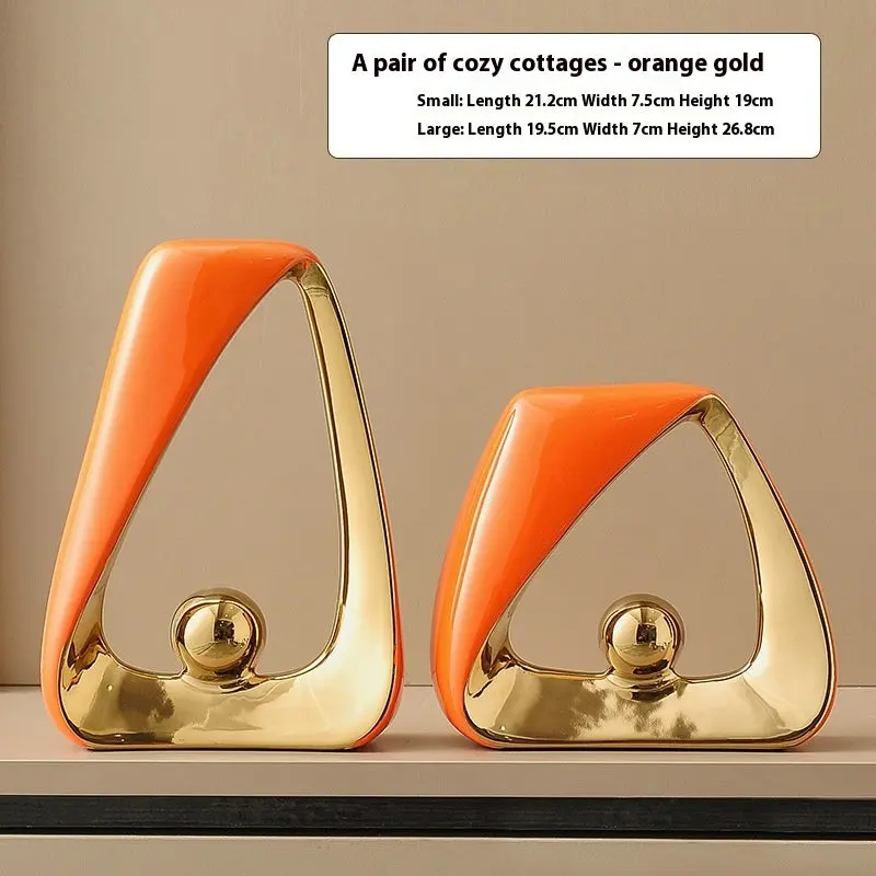 A Pair Of Orange Gold