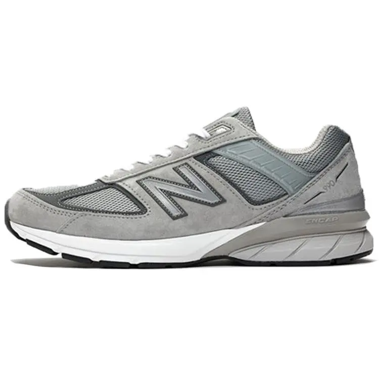 New Balance 990v5 Grey Castlerock Retro Comfort Low Top Commuter Running Shoes Women's W990GL5