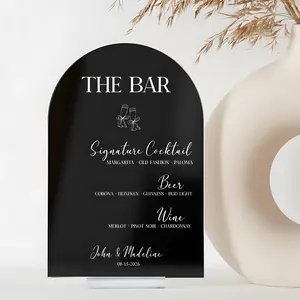 Arch Sign Bar Menu