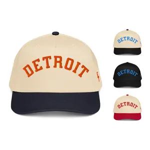 Classic Detroit Arch Vintage Retro Baseball Cap Snapback Hat
