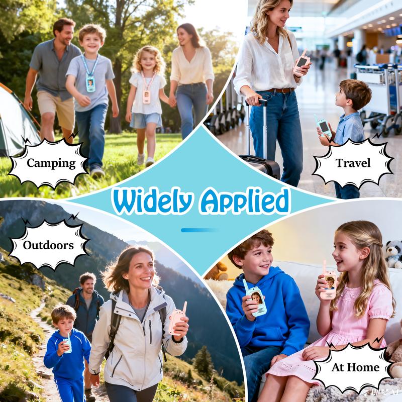 Video Walkie Talkies for Kids, Christmas Gift Handheld Rechargeable Video Intercom Kids Walkie Talkies, Indoor Outdoor Toys for Family Games, Outside, Camping, Hiking for Boys Girls Ages 3-12 (Blue/Pink) Video Walkie Talkies for Kids, Christmas Gift Handheld Rechargeable Video Intercom Kids Walkie Talkies, Indoor Outdoor Toys for Family Games, Outside, Camping, Hiking for Boys Girls Ages 3-12 (Blue/Pink)