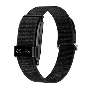 Summer Minimalist Smart Band Watch, Soft Nylon Strap, Digital Display, Fitness Tracker, Step Counter, Calorie Monitor, Multiple Sports Modes, Smart Watch, Smart Bracelet, Smart Wristband, Wearable Fitness Trackers