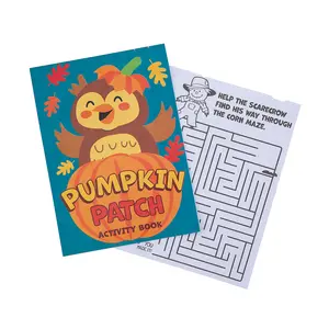 5" x 7" Bulk 72 Pc. Fall-Themed Pumpkin Patch Activity Books