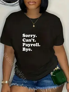100% Cotton Funny Payroll or Payroll Specialist for Men or Women T-Shirt