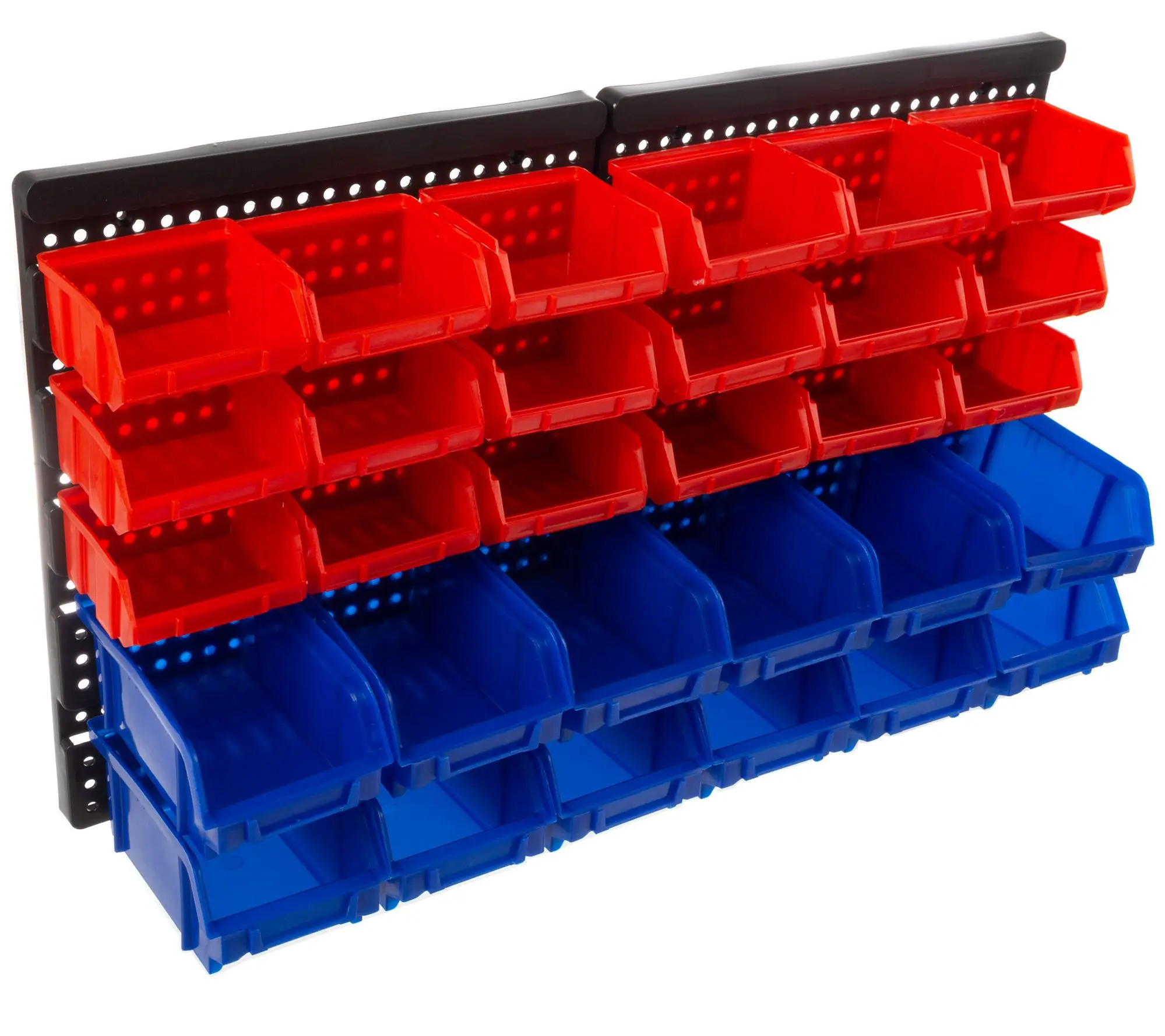 Stalwart Wall-Mounted Garage Storage Bins Stalwart Wall-Mounted Garage Storage Bins