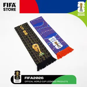 【FIFA WORLD CUP 2026 】Officially Licensed Polyester Scarf — A Must-Have for Football Fans. Available in a Variety of Styles, Ideal for Gifting, and a Stylish Accessory.