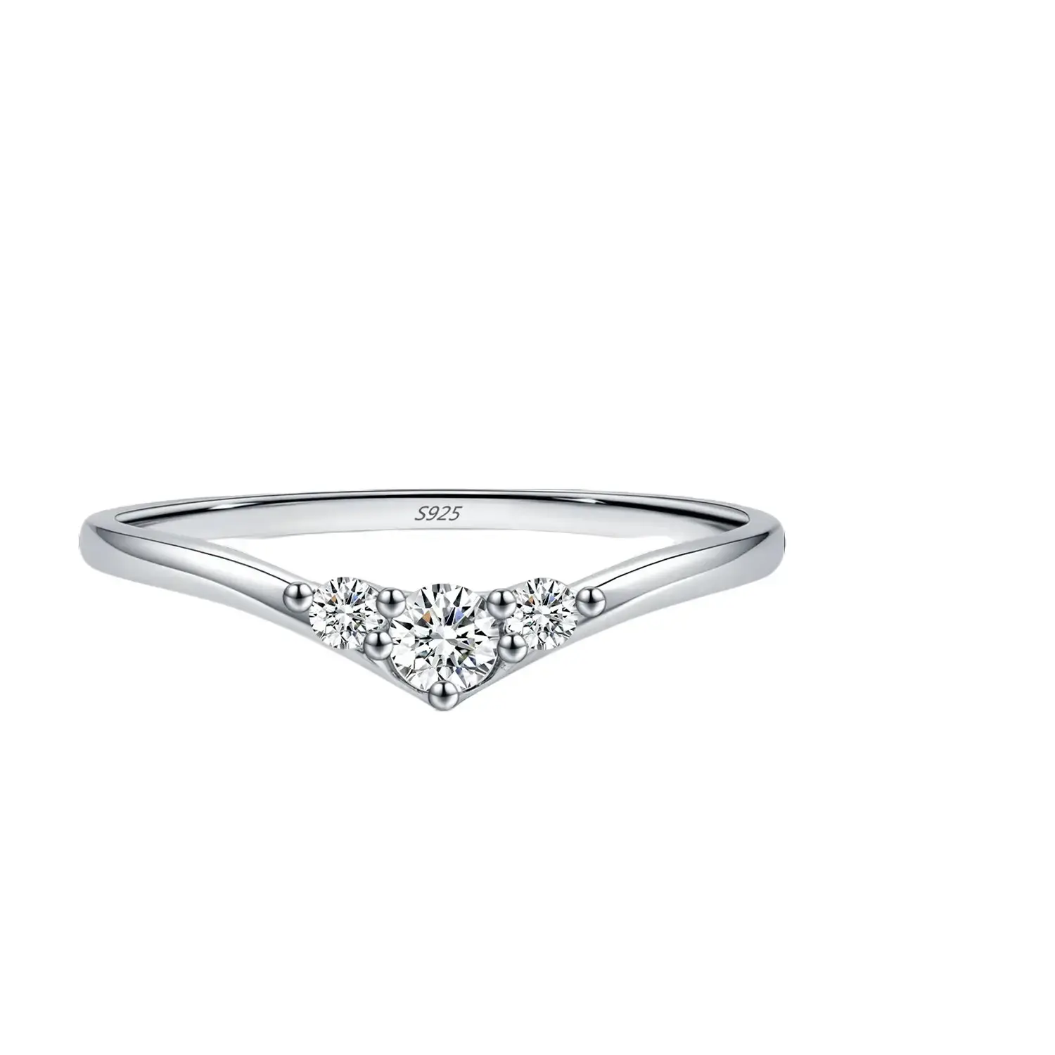 Simple Eternity Moissanite Ring