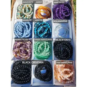 Gemstone Crystal Bracelet 1pc