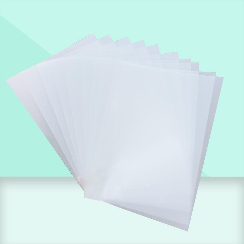 DTF Transfer Film Paper, 30 Sheets/set Double Sided PET Thermal Transfer Film, Cold & Hot Peel Printing Film for DIY T-shirt Fabric Pattern