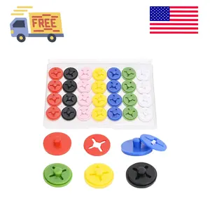 28pcs Running Bib Clips,Race bib Clips, Race Number Buckle Fixing System,Race bib Holder (Mixed Colors)