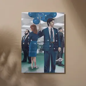 Severance Poster, Severance Tv Series Poster, Movie Poster, Midcentury Art, Minimalist Art, Retro Poster, Vintage Poster, Home Decor