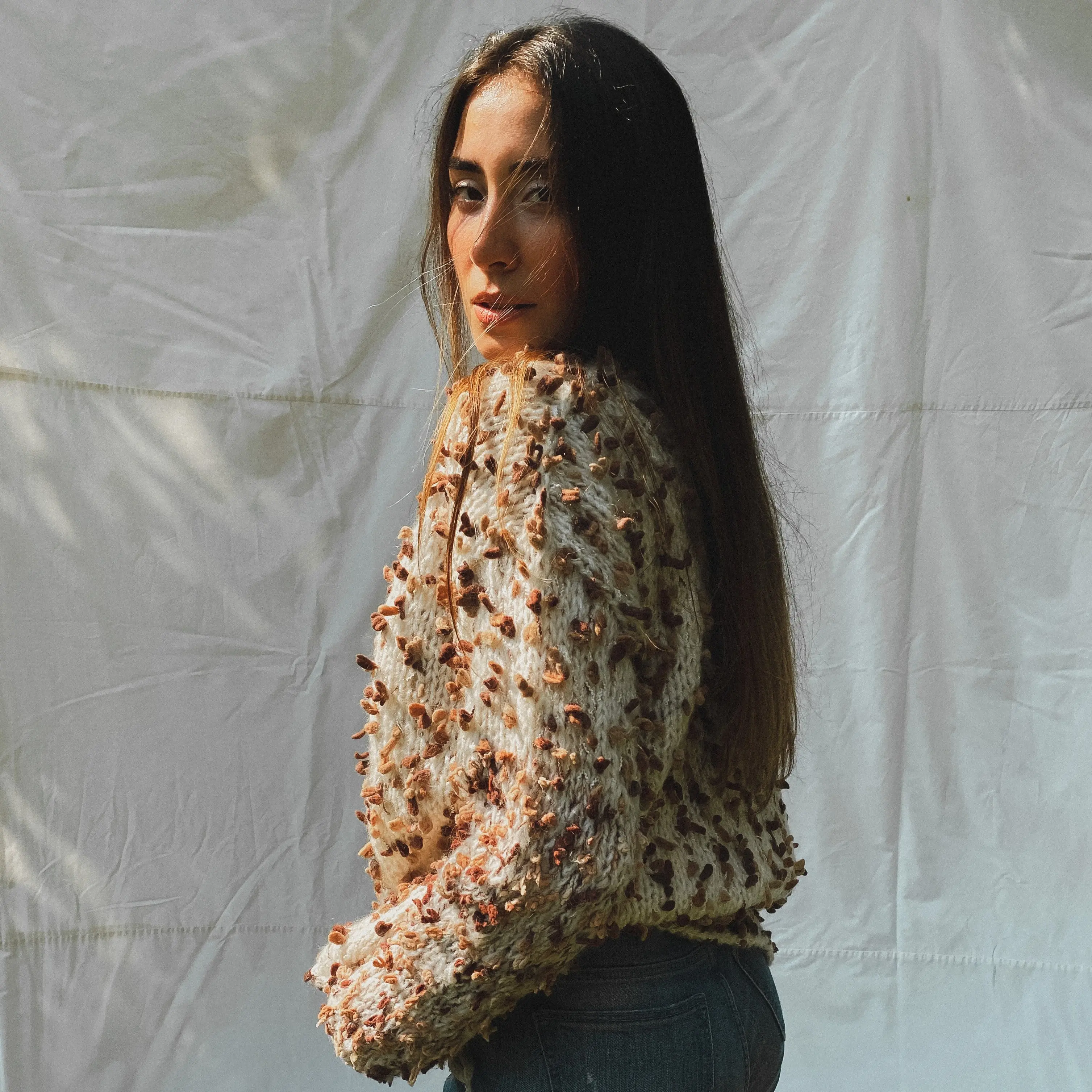 Issa Pom Pom Cardigan - Off White / Multi