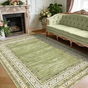 Modern Neutral-colored Washable Peacock Print Rug Soft Non-slip Foldable Interior Decorative Rug for Restaurants Offices Game Rooms and Laundry Rooms carpet