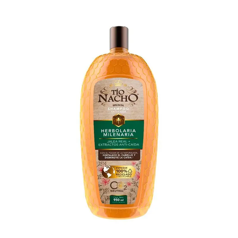 Tio Nacho Shampoo herbolaria jalea real + extracto anticaida x950ml