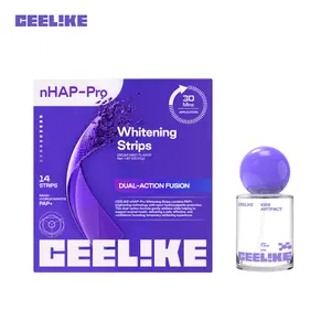 CEELIKE nHAP-Pro Whitening Teeth Strips+ Fresh Breath Oral Spray Set | 5% Hydroxyapatite + 8% PAP Formula · Easy At-Home Brightening · Fresh Breath Anytime