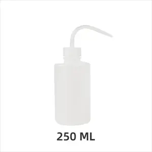 250ML Bent Mouth Spray Bottle, Squeeze Cleaning Bottle, Ideal for Tattoo Cleaning, Plant Watering, Laboratory Use, Lotion Bottle