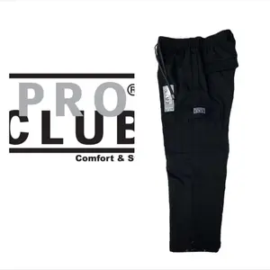 PROCLUB Men's Heavyweight Fleece Cargo Pants/Pro Club Cargo Pants