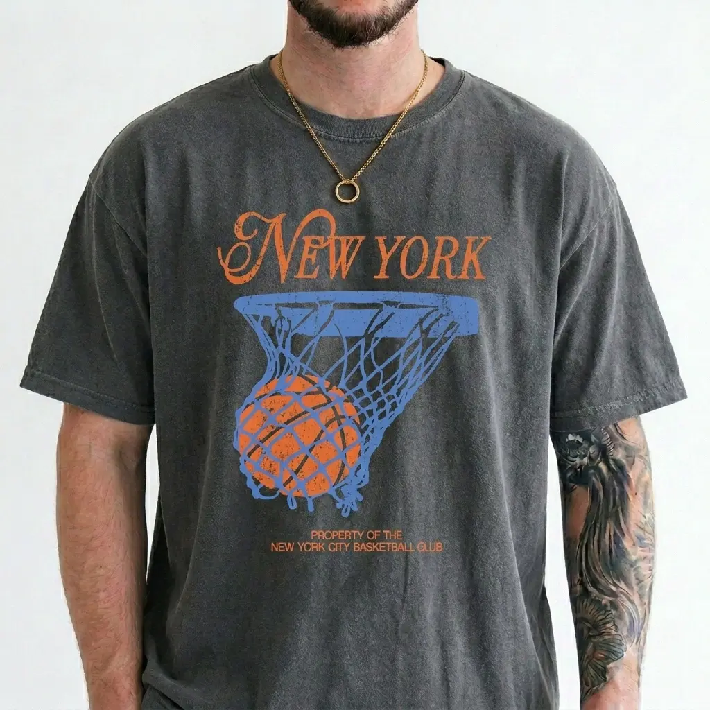 Comfort Colors Retro Hoops Graphic Tee Vintage Basketball Lover Shirt Casual Streetwear Tshirt Oversized Sports Aesthetic Shirt Gift for Him Her S-3XL