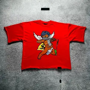 Andrew LaCasso Gen III Fearless Angel Crop Shortsleeve Cotton Menswear Distressed 100% Terry Cotton Comfortable High GSM T-Shirt