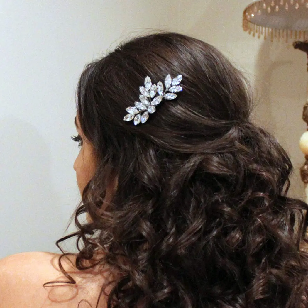Bride  Wedding Hair  Rhinestone Hair Comb Bridal Hair Accessories for Women HC047 ()