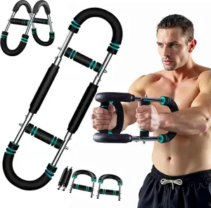 2025 Pro Twister Arm Trainer, Adjustable Power Twister Bar, Chest Shoulder Arm Workout Equipment, Portable Detachable Upper Body Fitness Machine for Home & Gym Rycid
