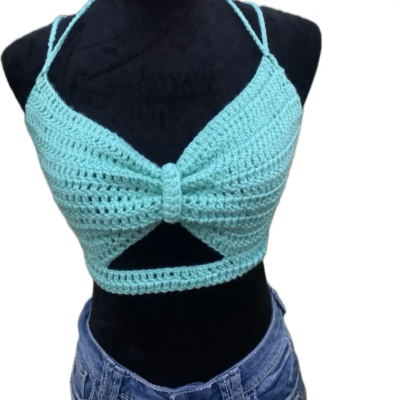 Crochet bow top