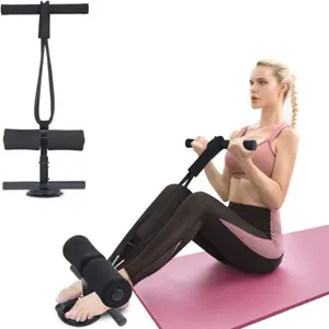 Tikaton Sit Up Bar with Resistance Bands Portable Adjustable Sit Up Assistant Device pedalpuller