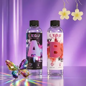 250ml Casting Epoxy Resin,Bubble Free & Crystal Clear Epoxy Kit,2 Part Resin and Hardener for Jewelry Making,Crafts,Art-LEQU tiktokshopspringglowup
