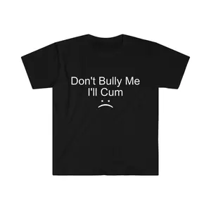 Unisex 'Don't Bully Me' Graphic Tee - Cotton Material, Summer/All Seasons Pattern shirt - Menswear & Underwear, Men's Tops T-Shirt