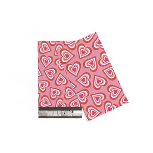 Hearts Poly Mailers 6x9 - 100 pack