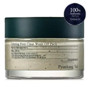 Pyunkang Yul Calming Pore Clear Wash Off Pack - Korean Face Mask Skin Care - Gentle Face Exfoliator Wash Off Face Mask Pack (3.38 fl oz)