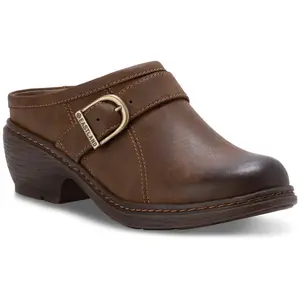 Eastland Block Heel Buckle Clog - Cameron