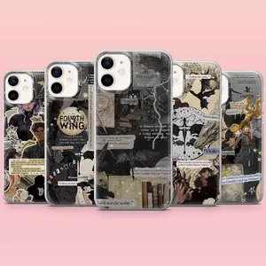 Fourth Wing Phone Case Cute Bookish Compatible with iPhone 11, 12, 13, 14, 15, 16, 17 & Samsung S22 S23 S24 S25 S26 – check our available sizes