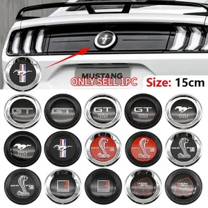 Ford Car Front & Rear Emblem, Scratch-Resistant Exterior Decoration, Replacement Badge for Mustang Gt Shelby Gt500 Roush Models, Car Stickers