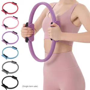 Yoga Pilates Ring, 1 Count Fitness Ring With Storage Bag, Home Pilates Equipment, Strength Training Ring, Body Shaping Ring, For Yoga, Pilates, Stretching Gear