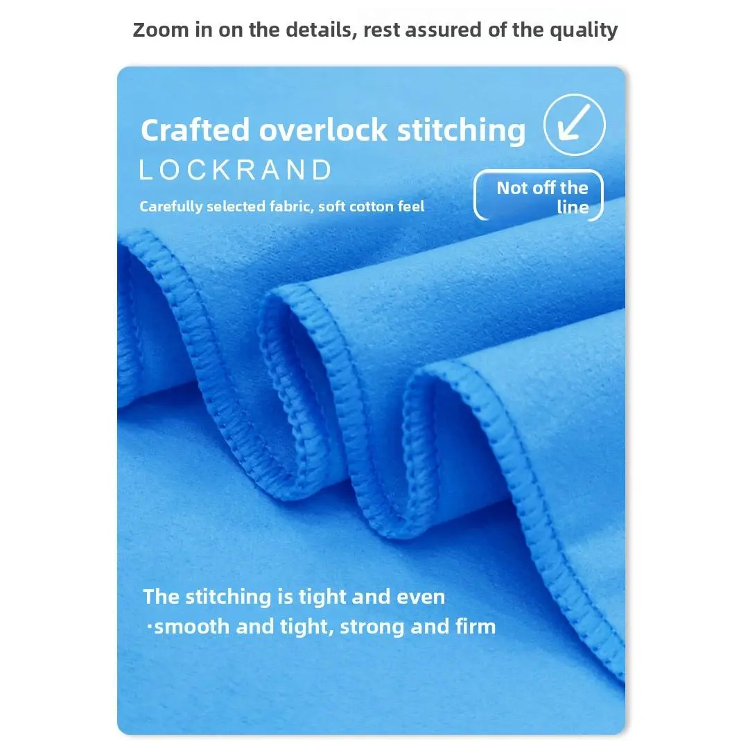 Double-sided velvet quick-drying sports towel sweat-absorbing beach towel made of microfiber Double-sided velvet quick-drying sports towel sweat-absorbing beach towel made of microfiber