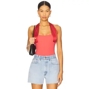 Free People x REVOLVE Get It Done Halter Top in Berry Twists