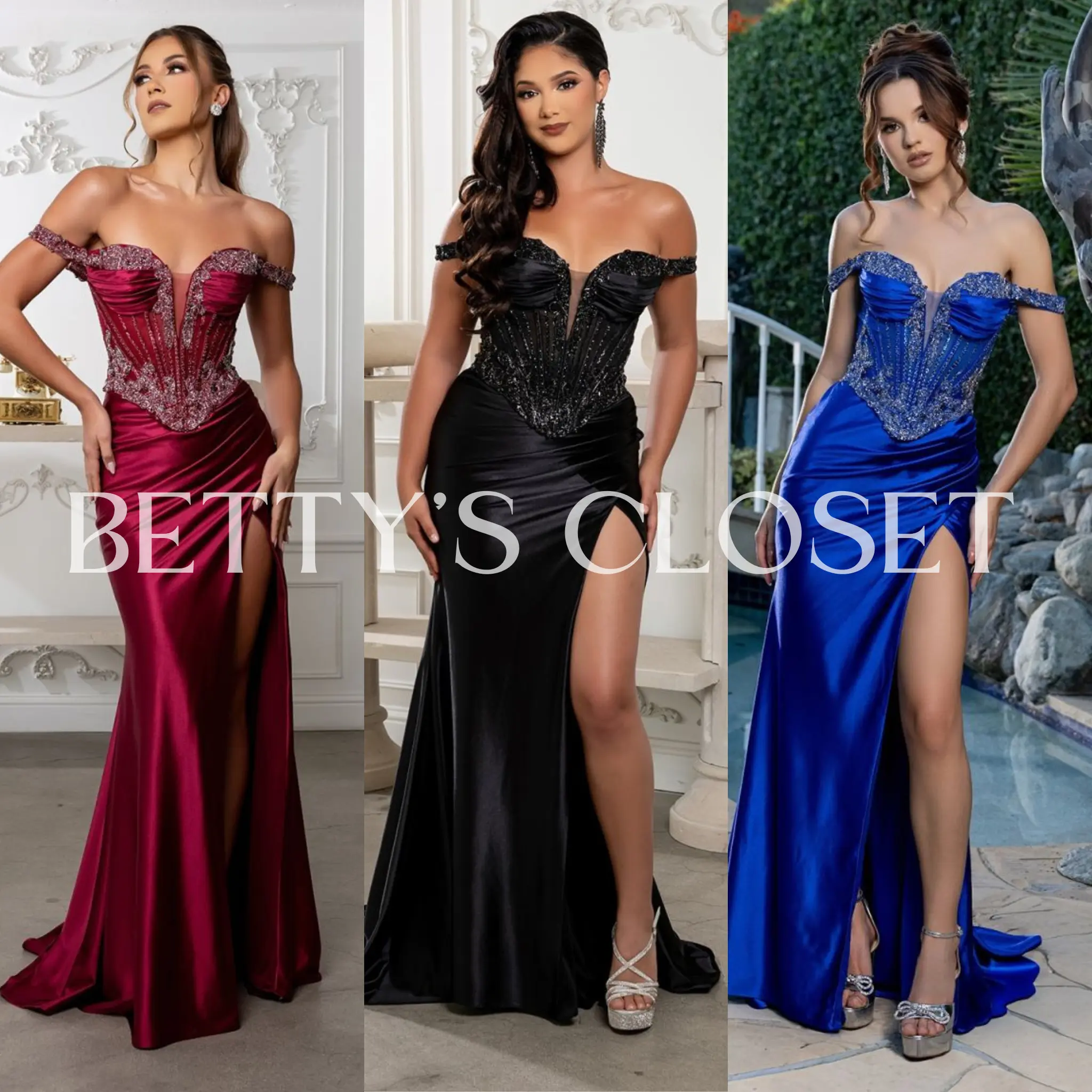 slim fit dress slacks Ava Presley Sparkle Corset Homecoming Dress 29117 Light Blue / 00