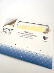 Color Street- Hello Sunshine State- Pedicure Nail Wrap Set, New & Sealed