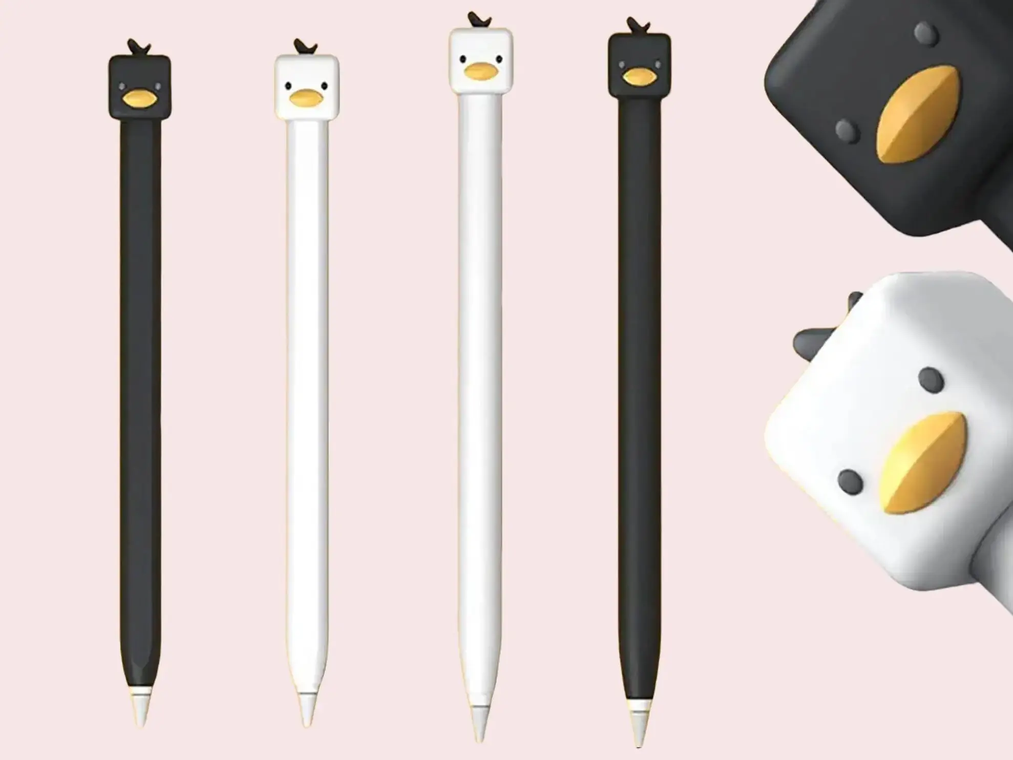 Apple Pencil Case Cover for iPad Tablet Touch Pen, Cute Duck Design (2nd Generation) - Tablet Accessory
