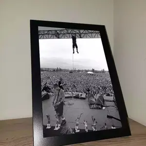 Eddie Vedder Hanging From The Rafters Poster, Black And White Poster, Gift Fans